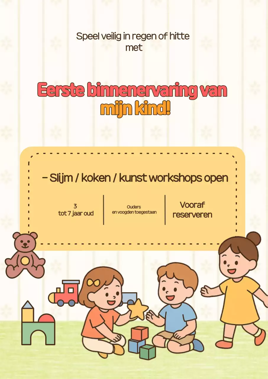 Orange Baby Indoor Experience-gids