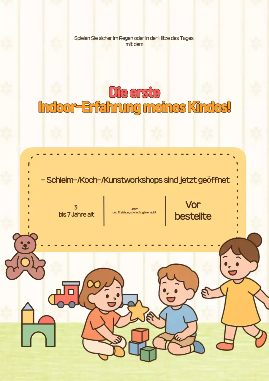 Orange Baby Indoor-Erlebnisführer