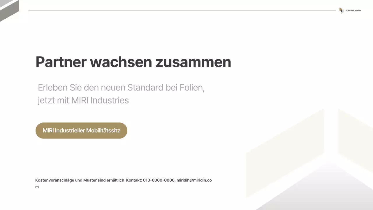 Grauer moderner Vorschlag für die Autositzindustrie