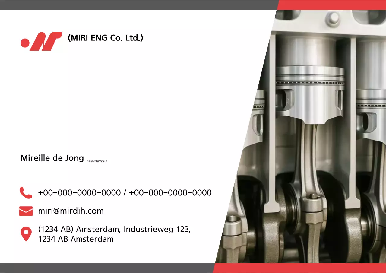 Visitekaartje van Gray Modern Auto Parts Company