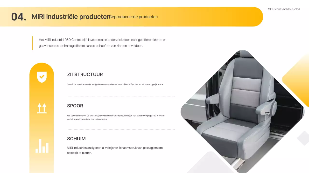 Eenvoudig voorstel voor de gele auto-industrie