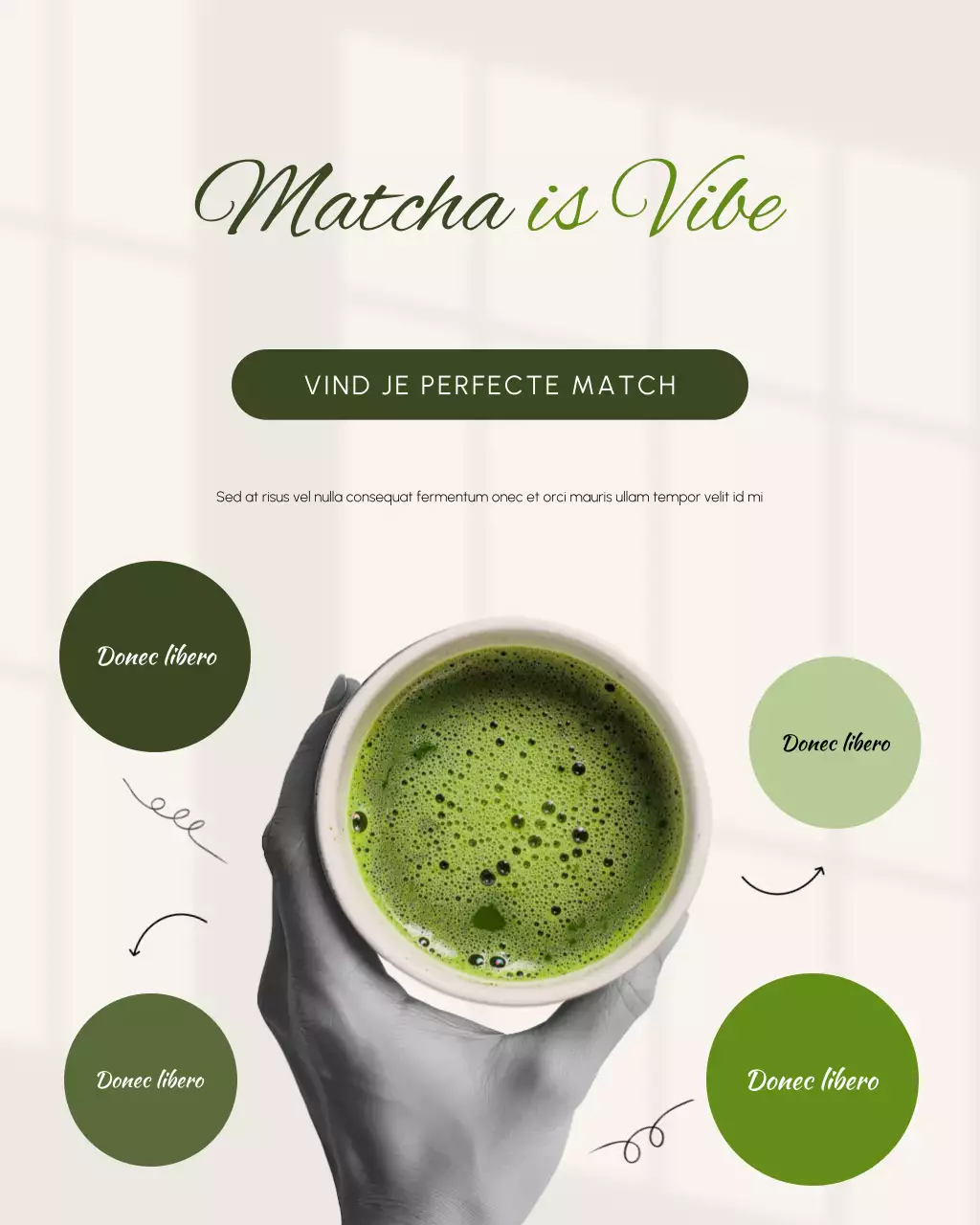 Matcha Mood Post Instagram-bericht