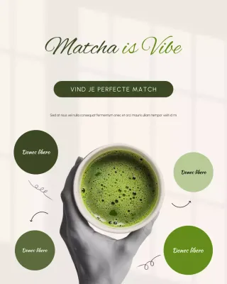 Matcha Mood Post Instagram-bericht