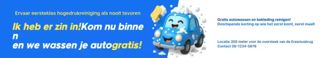 Advertentie voor Blue Baby Car Wash