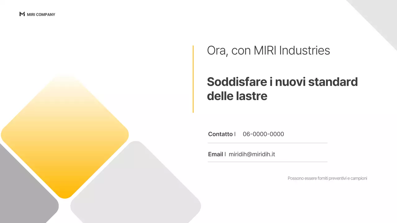 Proposta semplice per l'industria automobilistica gialla