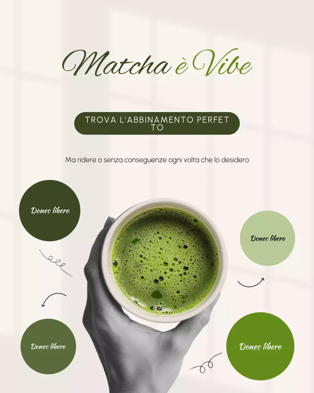 Post di Instagram sul Matcha Mood Post