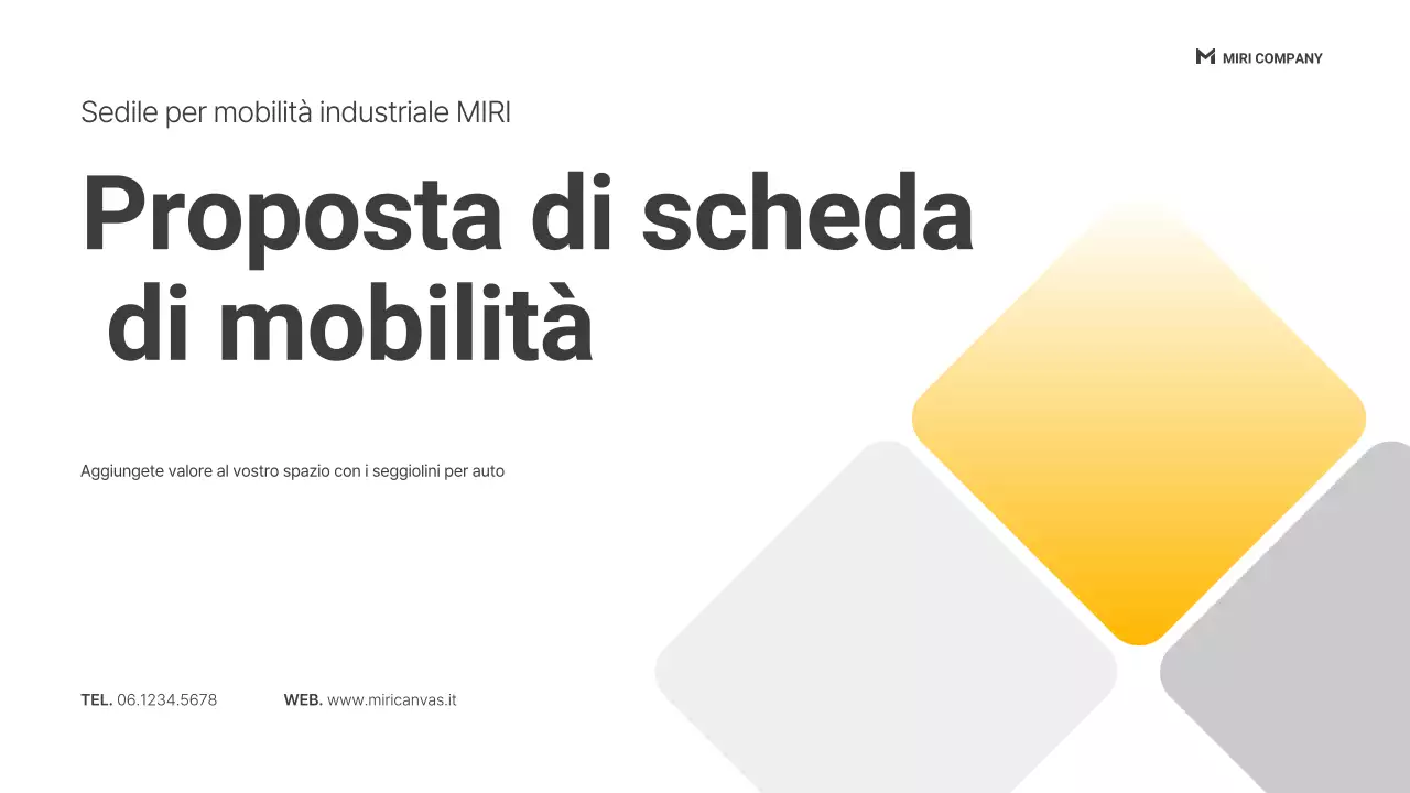 Proposta semplice per l'industria automobilistica gialla