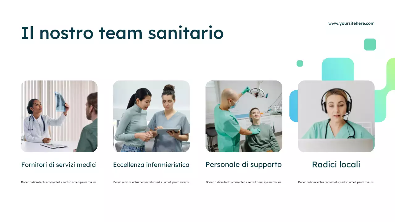 Presentazione pubblicitaria di Blue Modern Healthcare