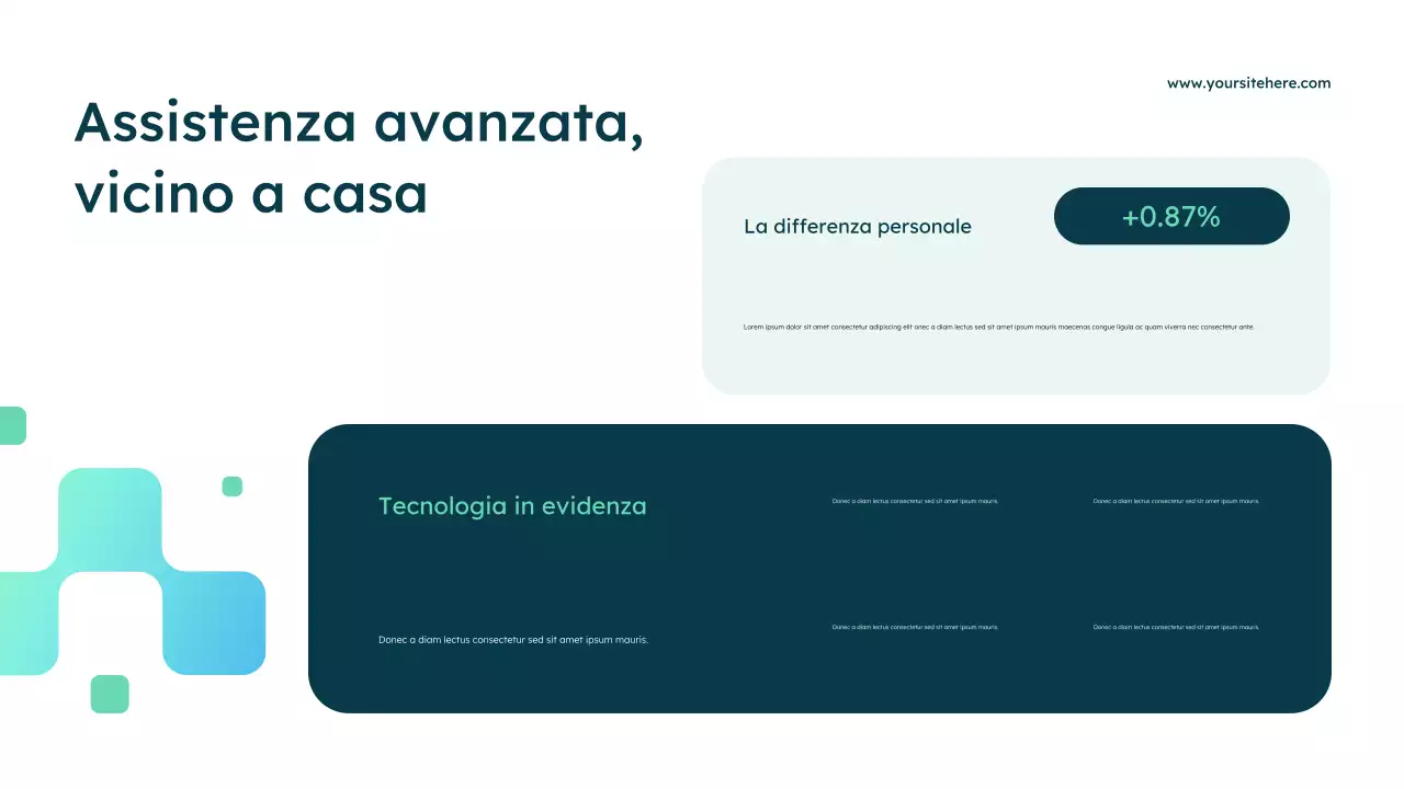 Presentazione pubblicitaria di Blue Modern Healthcare