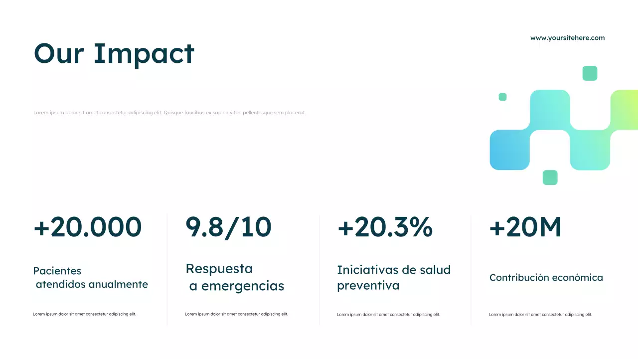 Presentación del anuncio de Blue Modern Healthcare