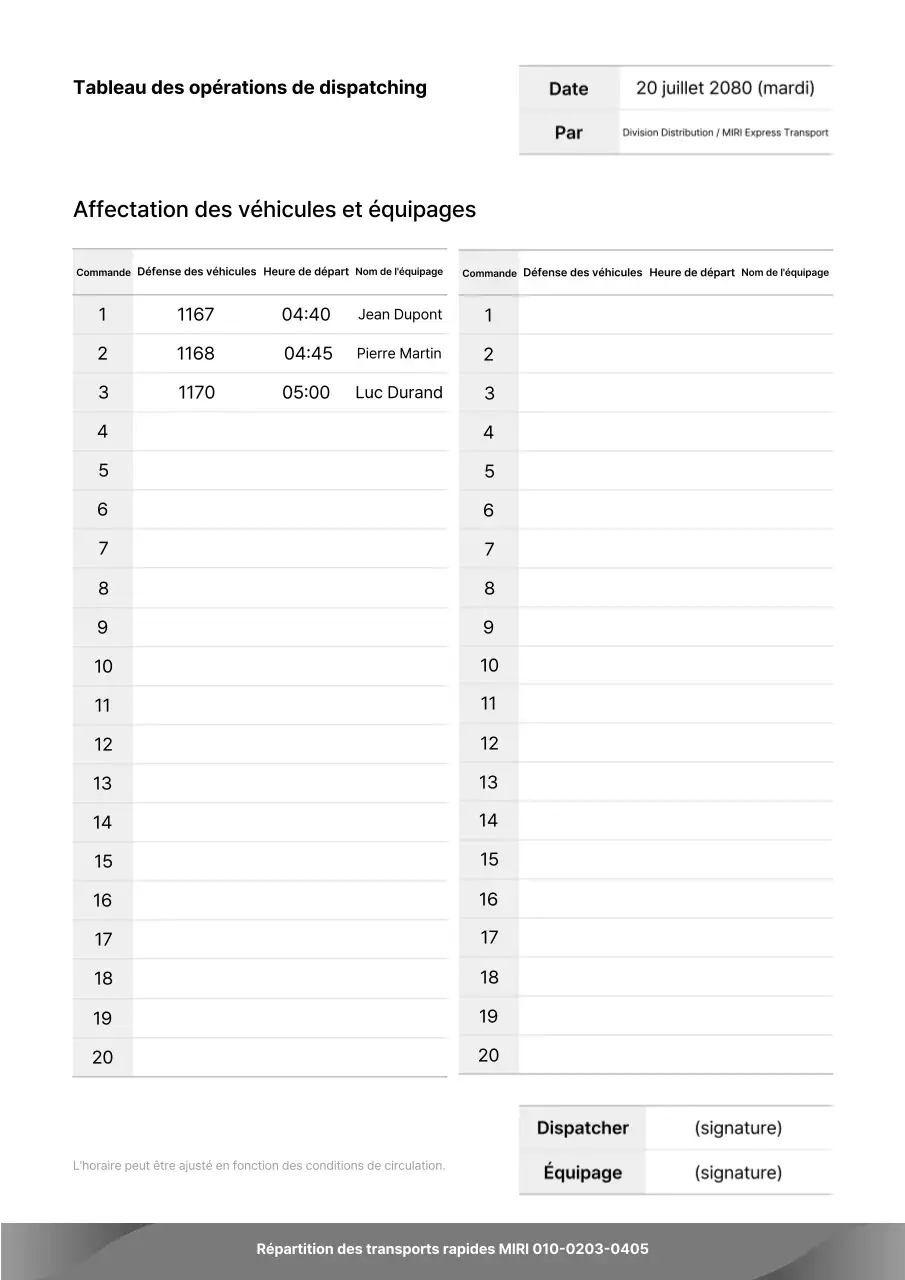 Informations sur les horaires des bus interurbains White Clean