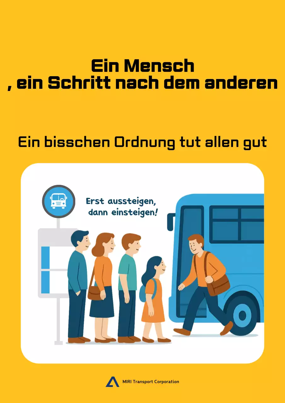 Yellow Simple-Kampagne zur Sicherheit im öffentlichen Nahverkehr