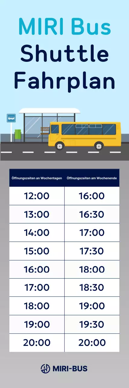 Sky Blue Clean Shuttlebus-Führer