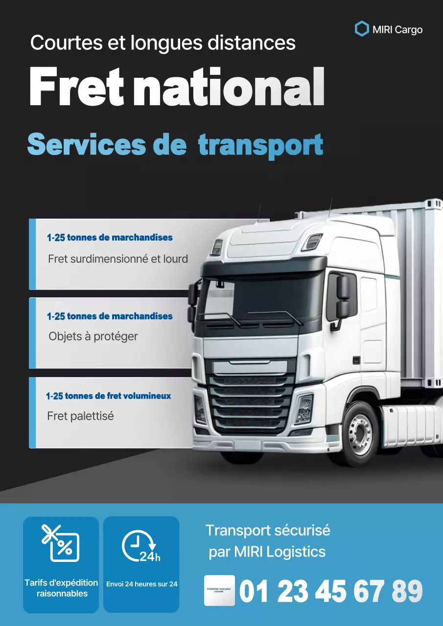 Publicité pour la logistique des voitures modernes noires