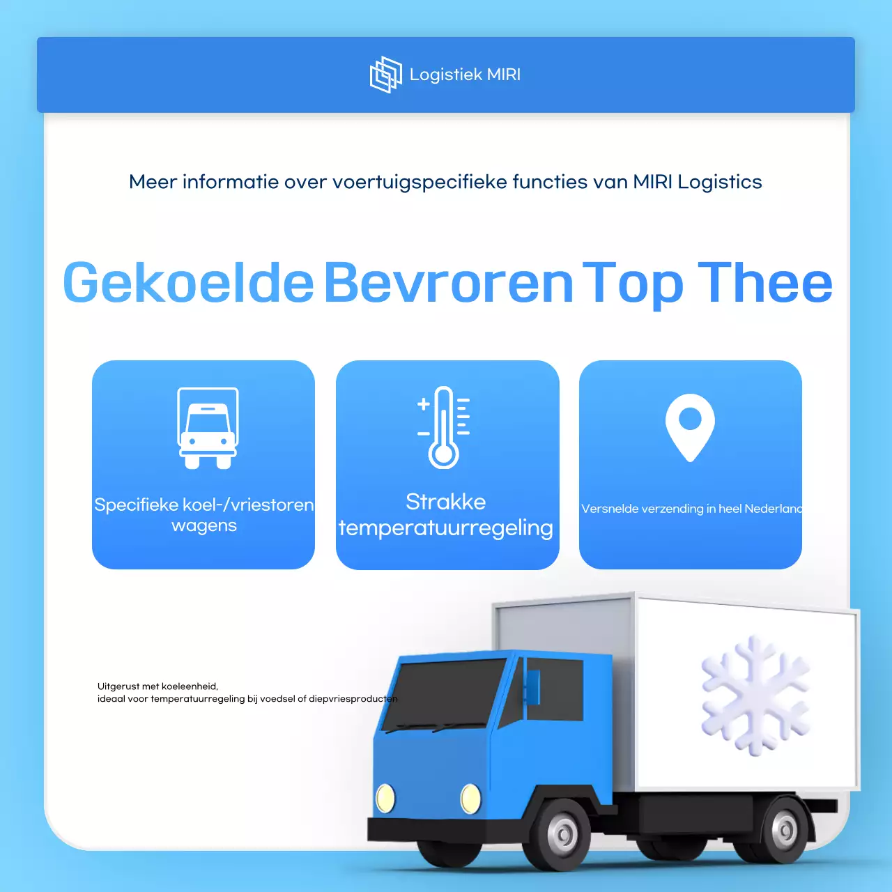 Sky Blue Modern Car Logistics Service Promotie