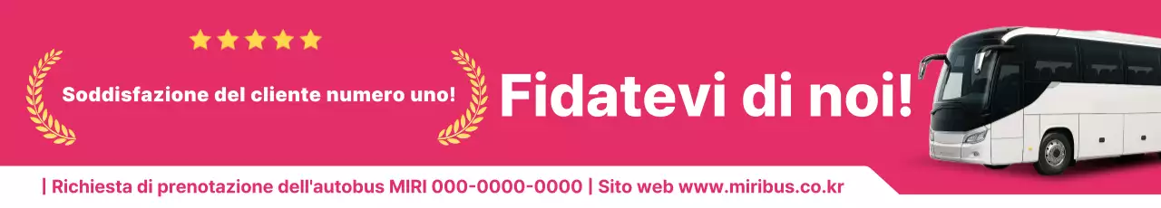 Pubblicità di Modern Transit rosa shocking