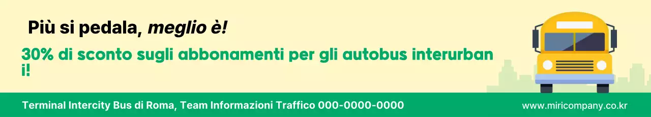 Abbonamento scontato per autobus interurbani semplice giallo