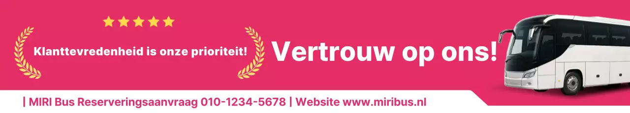 Felroze moderne transitreclame