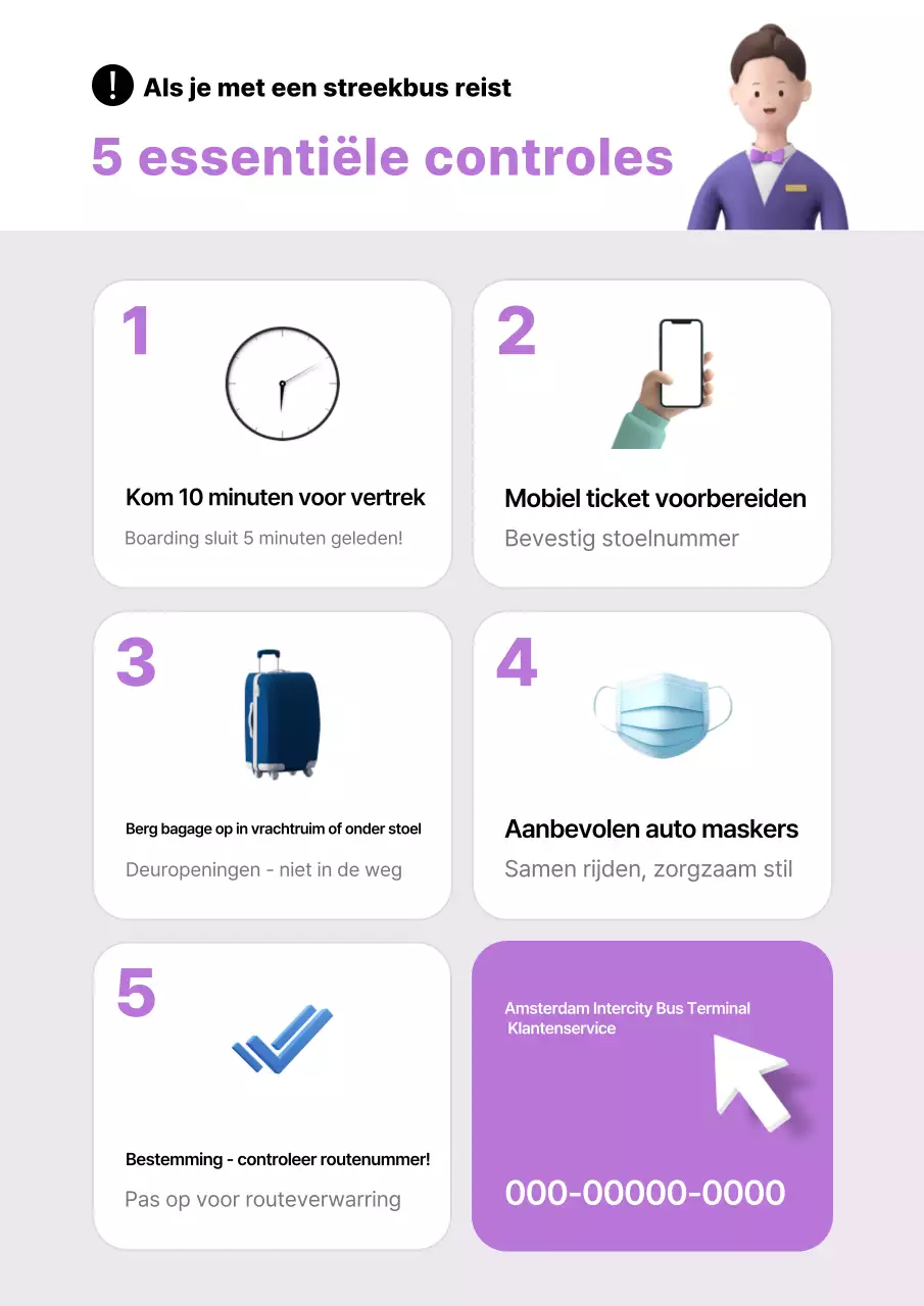 Yeon Bora Eenvoudige voorzorgsmaatregelen voor het openbaar vervoer