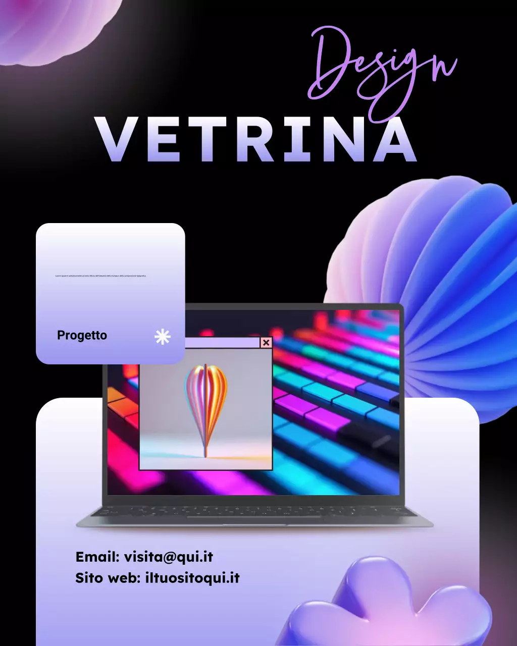 Post Instagram con i momenti salienti del portfolio creativo