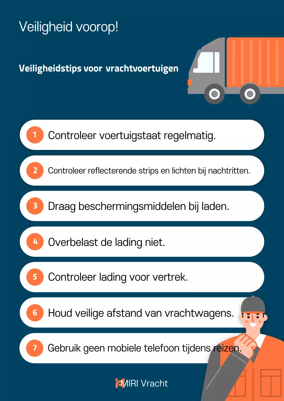 Blauwe Basisrichtlijnen voor Veiligheid bij Vrachtvervoer