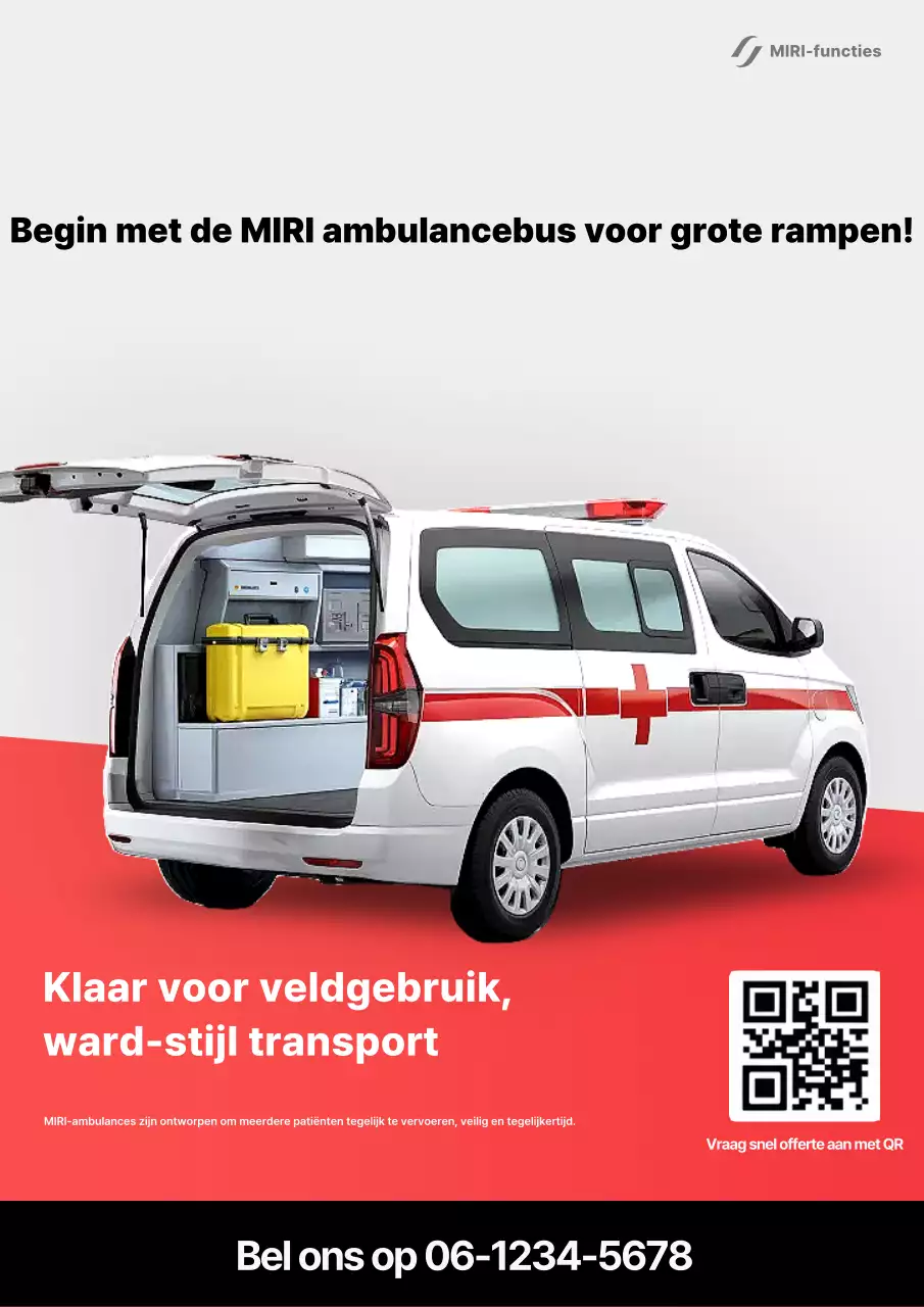 Rode moderne rampenbestrijdingspromotie