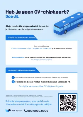 Sky Blue Clean Openbaar Vervoer Gids