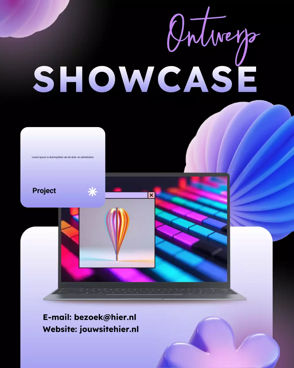 Creatieve portfolio hoogtepunten Instagram-bericht