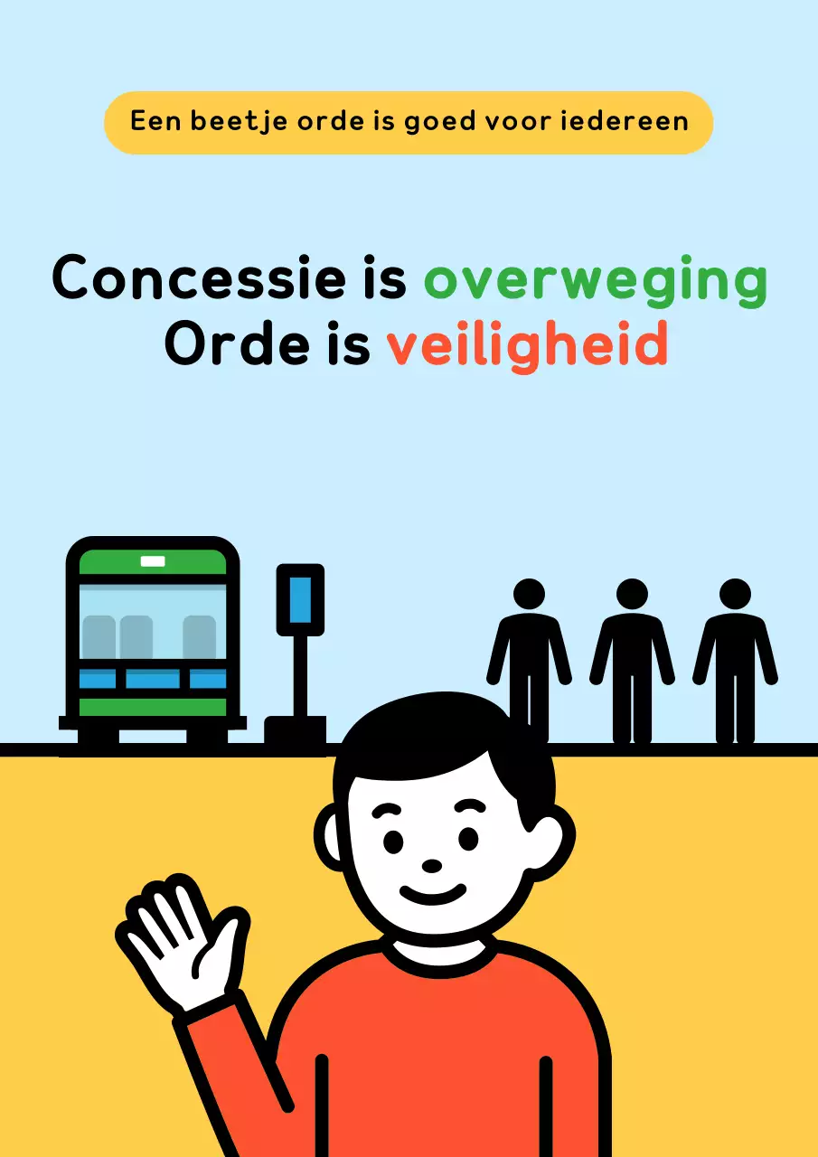 Campagne voor een eenvoudige bestelling van openbaar vervoer in Sky Blue