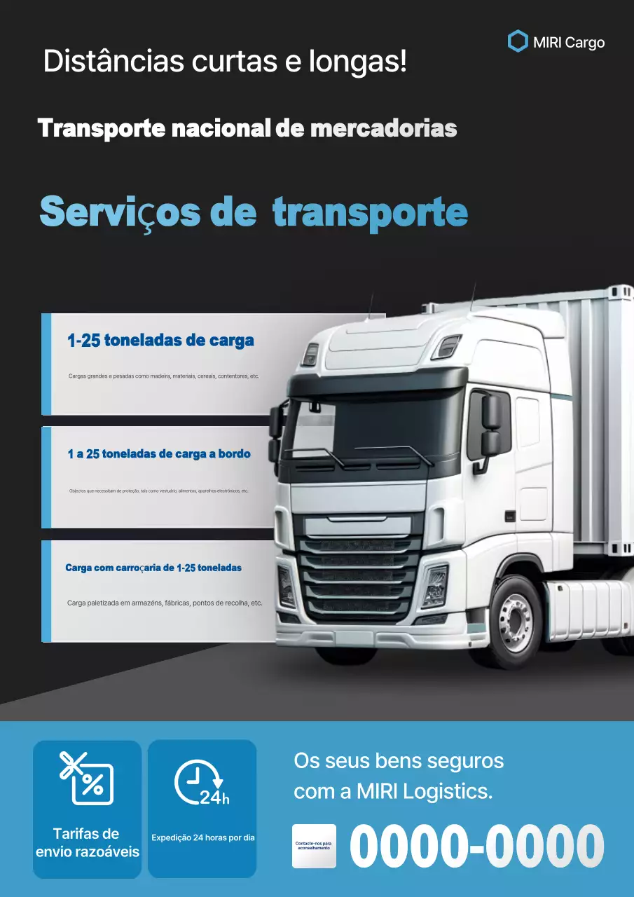 Anúncio de logística de carros modernos pretos