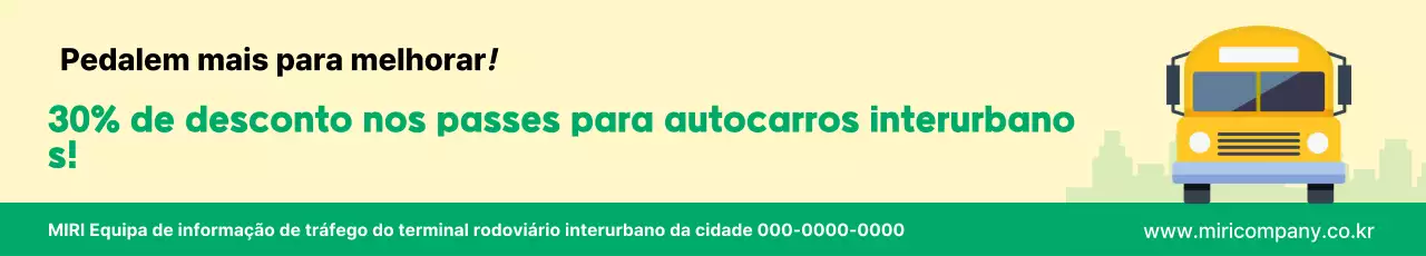 Desconto no passe de ônibus intermunicipal amarelo simples