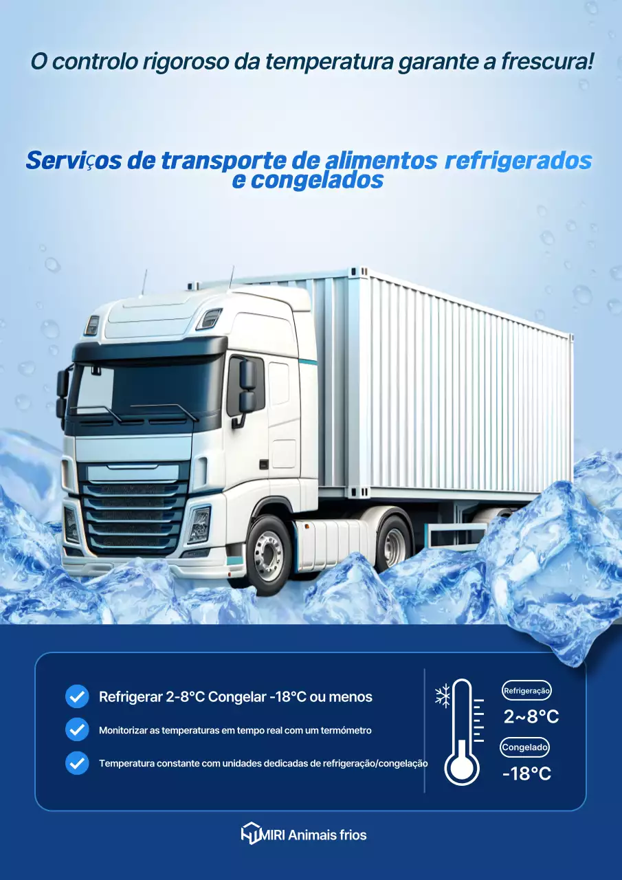 Anúncio de logística de carros modernos azul-celeste