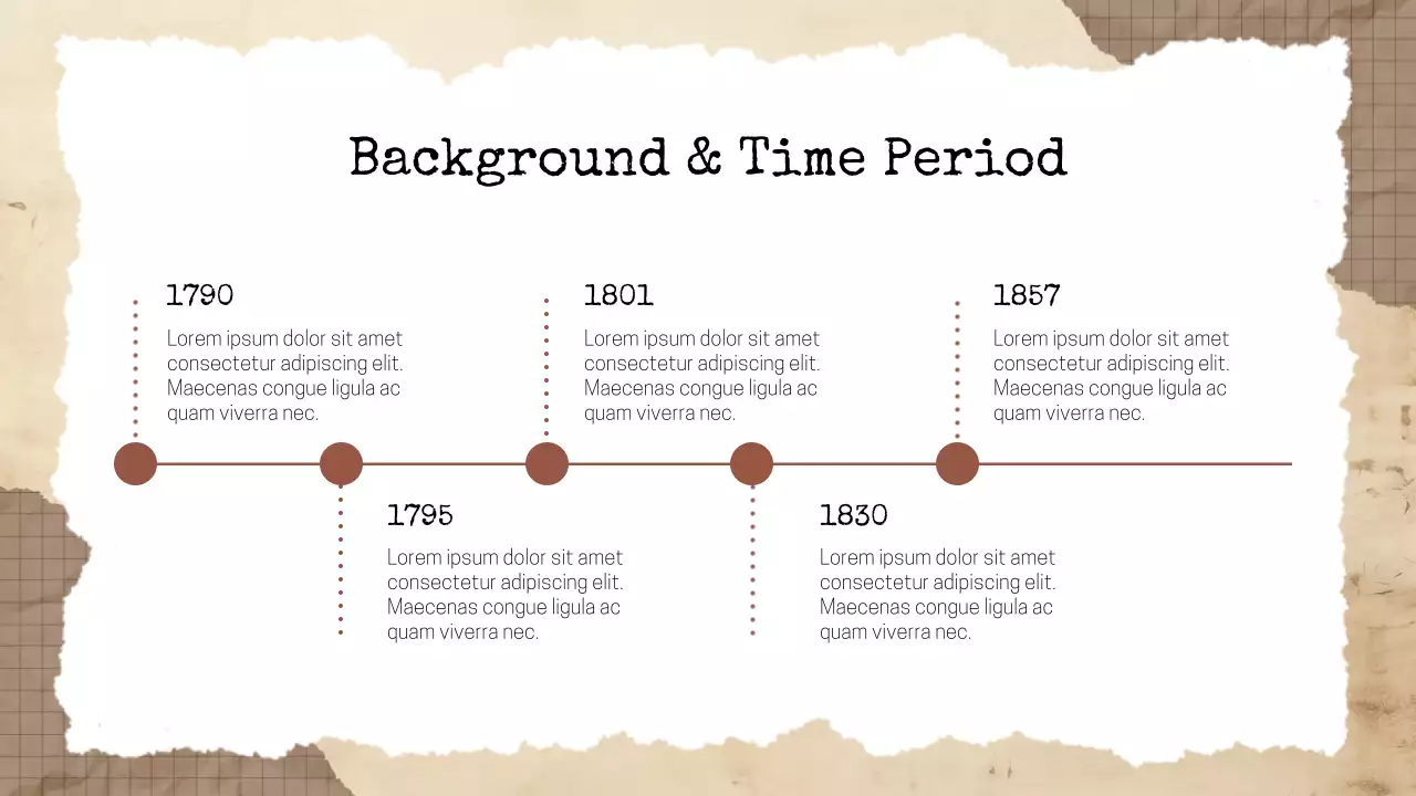 Beige Vintage Historical Literature Presentation