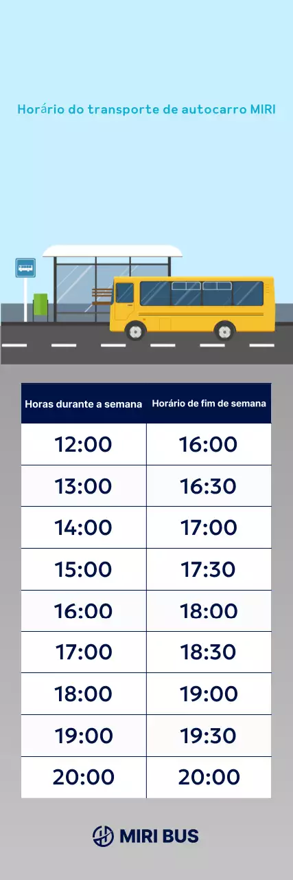 Guia de ônibus Sky Blue Clean Shuttle