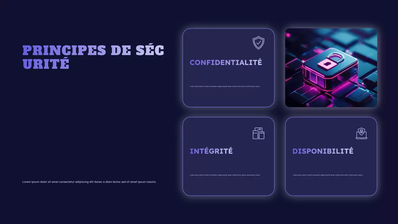 événement de cybersécurité bleu
