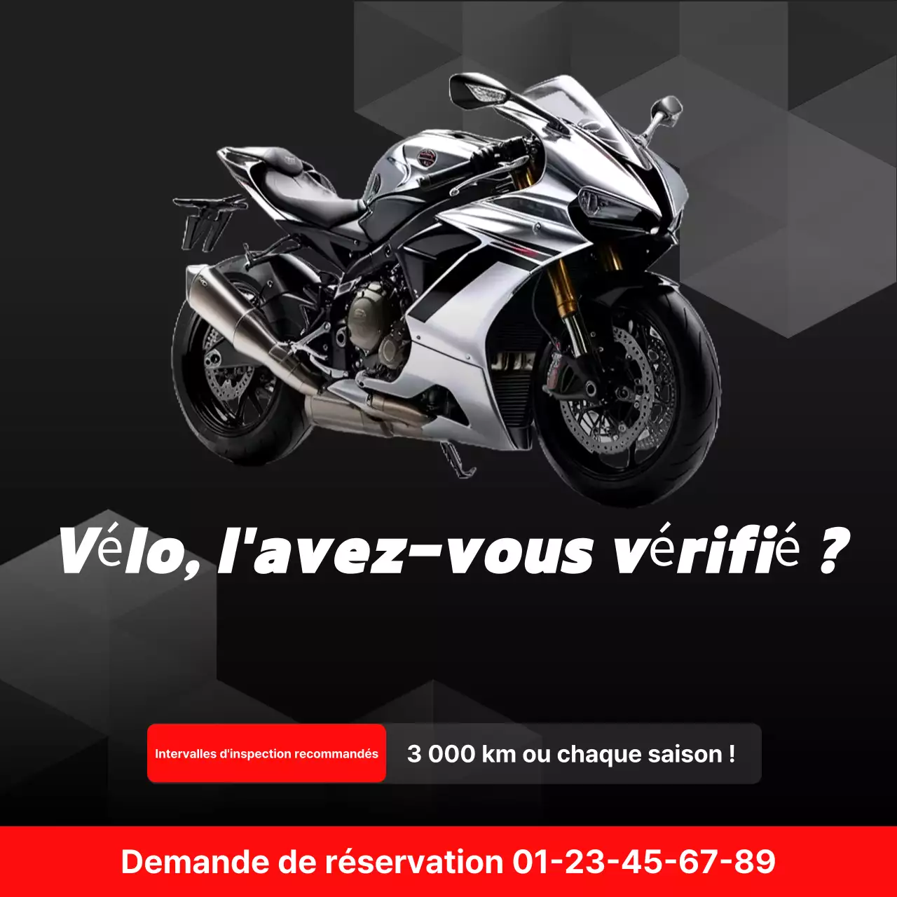 Guide d'entretien des motos modernes noires