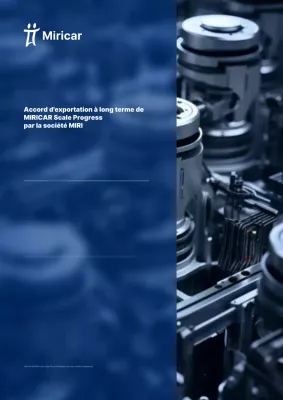 Promotion du contrat d'exportation Blue Modern