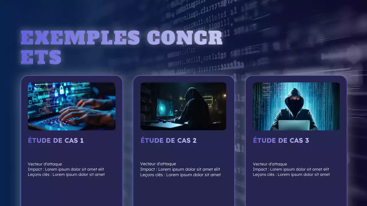 événement de cybersécurité bleu