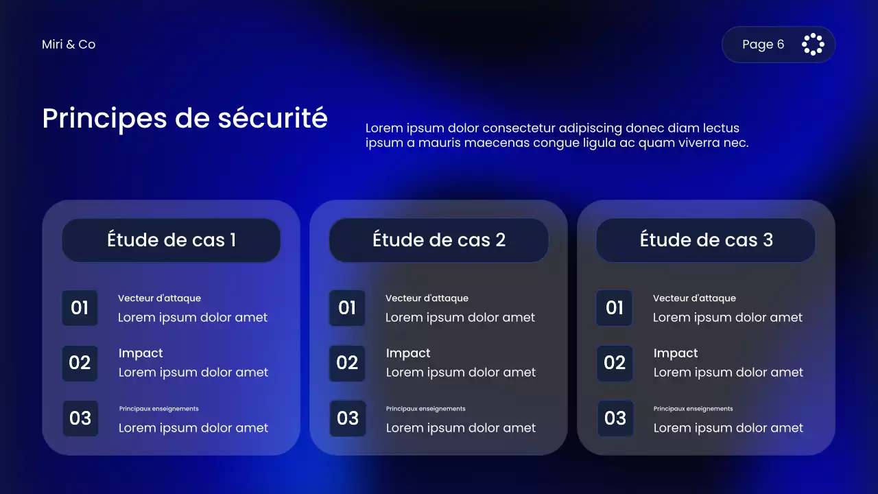 Cours de cybersécurité Blue Modern