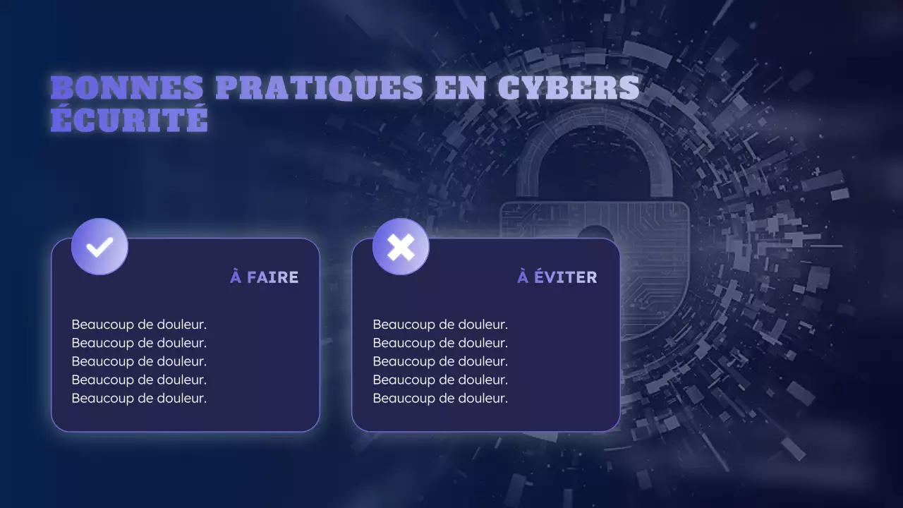 événement de cybersécurité bleu