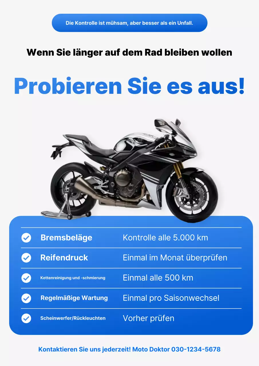 Blue Clean Regelmäßige Wartungsanleitung