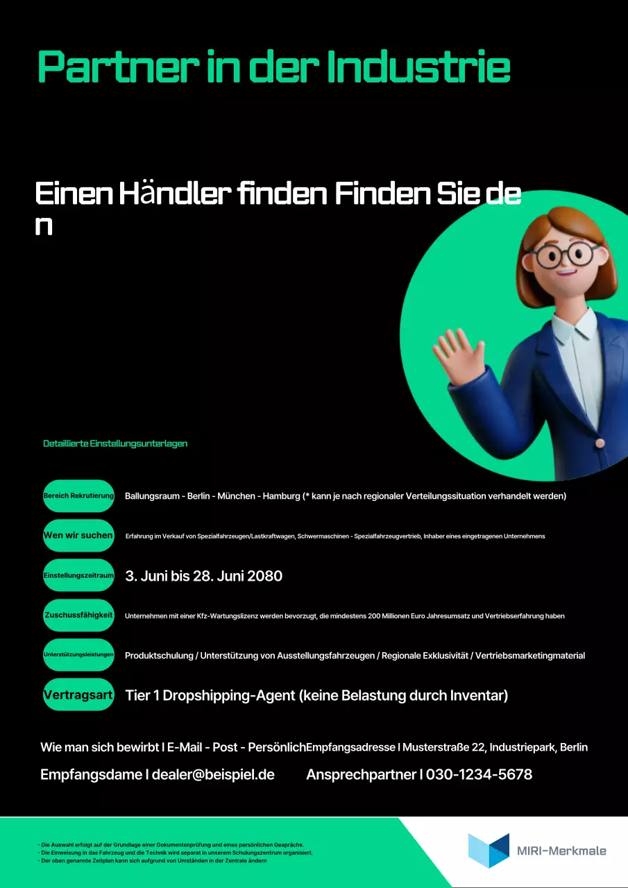 Stellenausschreibung für Black Modern-Händler