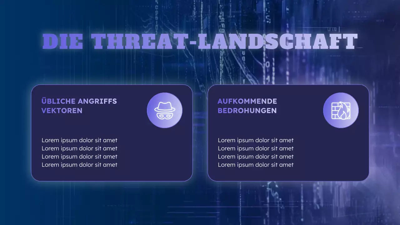 blaues Cybersicherheits-Event