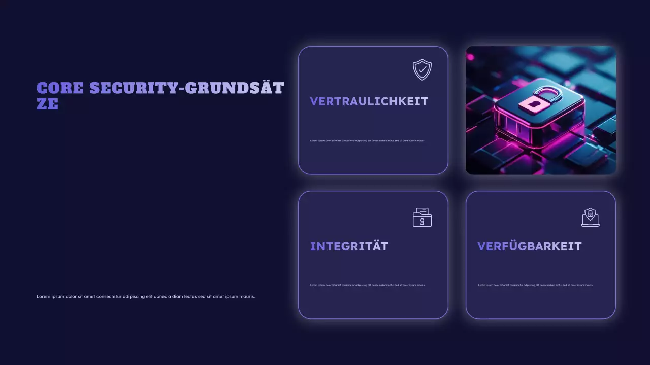 blaues Cybersicherheits-Event