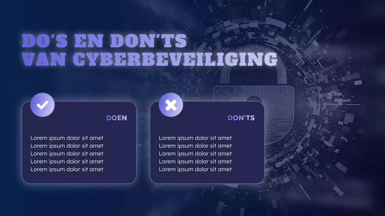 blauw cyberveiligheidsevenement