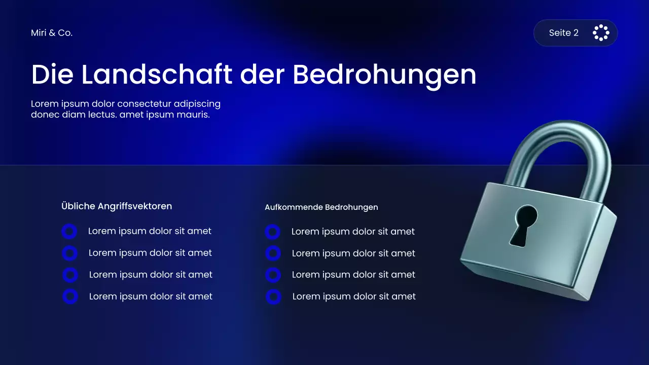 Blue Modern Cybersecurity Kurs