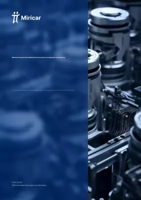 Blauwe moderne exportcontractpromotie