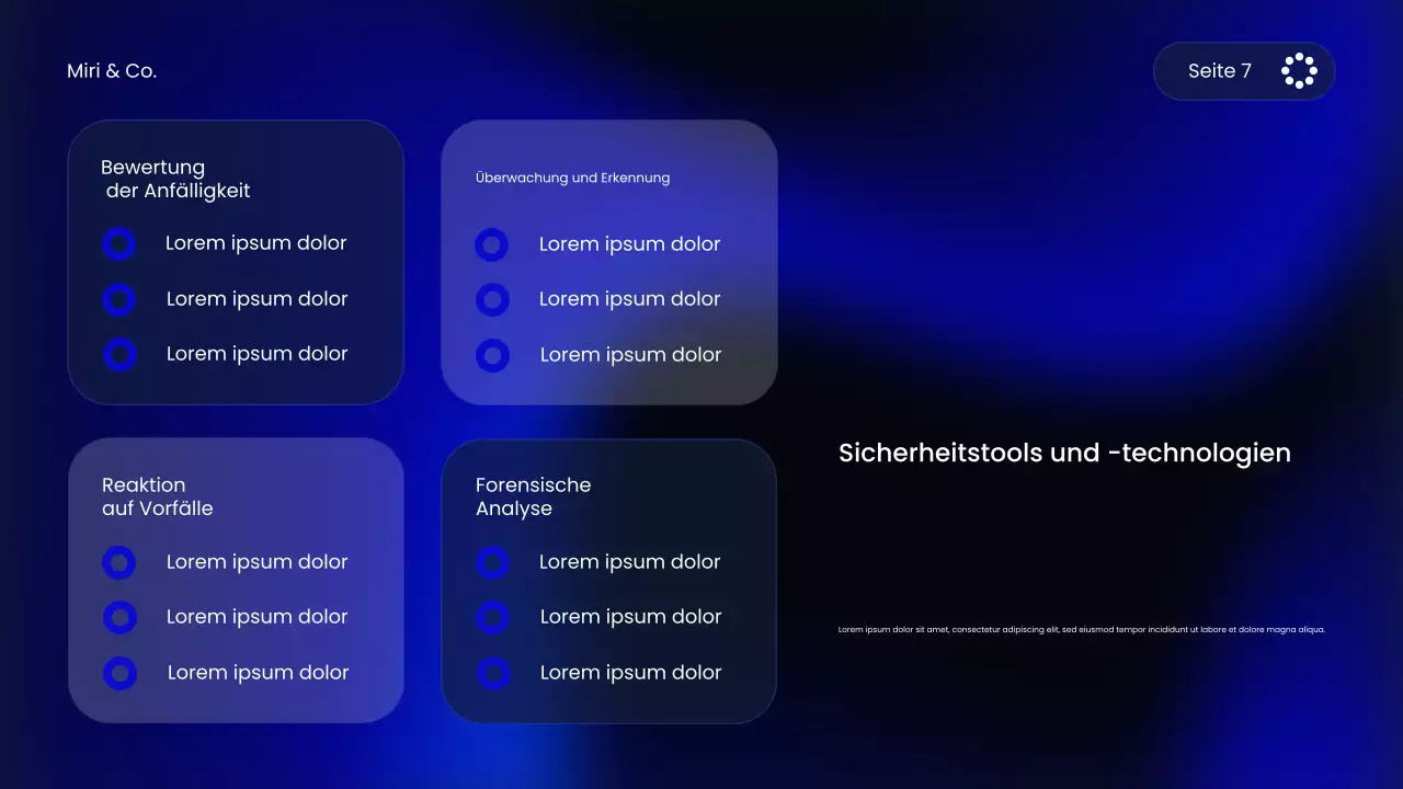 Blue Modern Cybersecurity Kurs