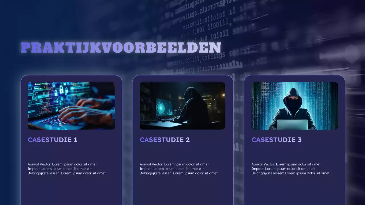 blauw cyberveiligheidsevenement