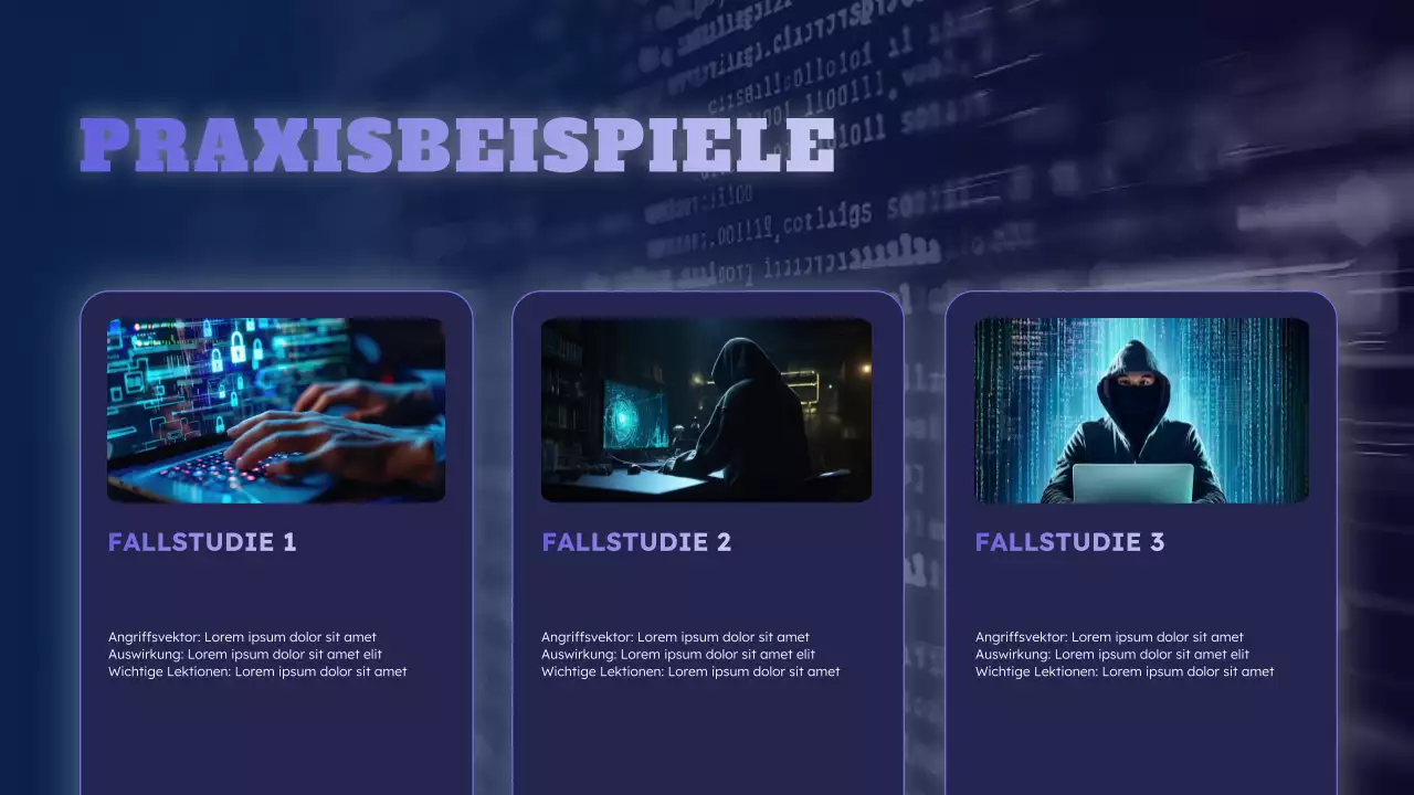 blaues Cybersicherheits-Event